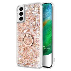 Microsonic Samsung Galaxy S21 FE Glitter Liquid Holder Kılıf