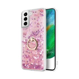 Microsonic Samsung Galaxy S21 FE Glitter Liquid Holder Kılıf