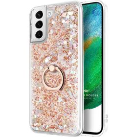 Microsonic Samsung Galaxy S21 FE Glitter Liquid Holder Kılıf