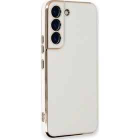 Microsonic Samsung Galaxy S21 FE Olive Plated Beyaz Kılıf