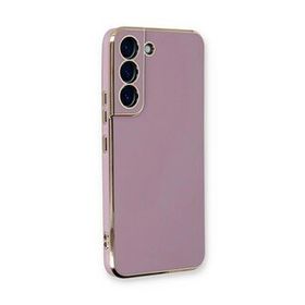 Microsonic Samsung Galaxy S21 FE Olive Plated Lila Kılıf