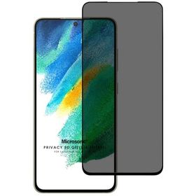 Microsonic Samsung Galaxy S21 FE Privacy 5D Gizlilik Filtreli Siyah Cam Ekran Koruyucu