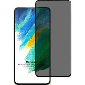 Microsonic Samsung Galaxy S21 FE Privacy 5D Gizlilik Filtreli Siyah Cam Ekran Koruyucu