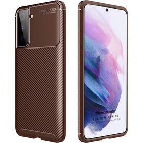 Microsonic Samsung Galaxy S21 Legion Series Kahverengi Cep Telefonu Kılıfı