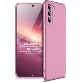 Microsonic Samsung Galaxy S21 Plus Double Dip 360 Protective Rose Gold Cep Telefonu Kılıfı