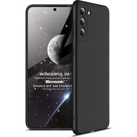 Microsonic Samsung Galaxy S21 Plus Double Dip 360 Protective Siyah Kılıf