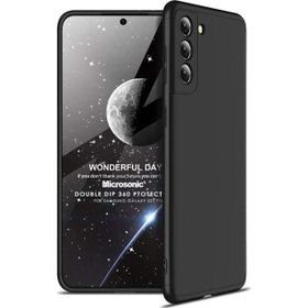 Microsonic Samsung Galaxy S21 Plus Double Dip 360 Protective Siyah Kılıf