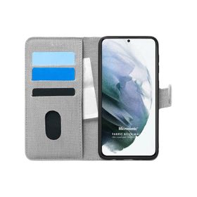 Microsonic Samsung Galaxy S21 Plus Fabric Book Wallet Kılıf