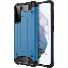 Microsonic Samsung Galaxy S21 Plus Rugged Armor Mavi Cep Telefonu Kılıfı