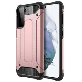Microsonic Samsung Galaxy S21 Plus Rugged Armor Rose Gold Cep Telefonu Kılıfı