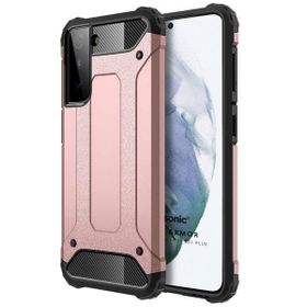 Microsonic Samsung Galaxy S21 Plus Rugged Armor Rose Gold Cep Telefonu Kılıfı