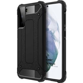 Microsonic Samsung Galaxy S21 Plus Rugged Armor Siyah Kılıf