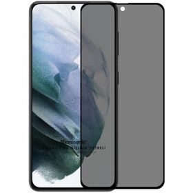 Microsonic Samsung Galaxy S21 Privacy 5D Gizlilik Filtreli Siyah Cam Ekran Koruyucu