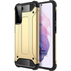 Microsonic Samsung Galaxy S21 Rugged Armor Gold Cep Telefonu Kılıfı