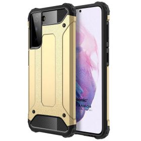 Microsonic Samsung Galaxy S21 Rugged Armor Gold Cep Telefonu Kılıfı