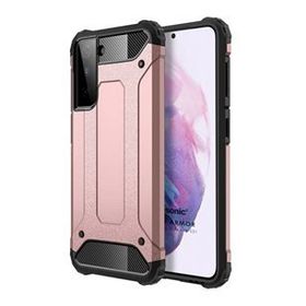Microsonic Samsung Galaxy S21 Rugged Armor Rose Gold Cep Telefonu Kılıfı