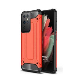 Microsonic Samsung Galaxy S21 Ultra Rugged Armor Lacivert Kılıf