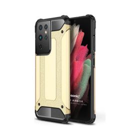 Microsonic Samsung Galaxy S21 Ultra Rugged Armor Lacivert Kılıf