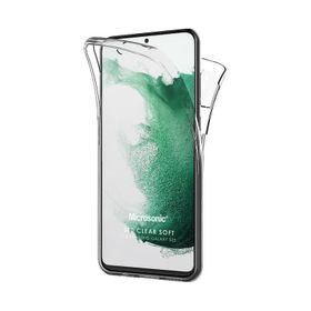 Microsonic Samsung Galaxy S22 6 Tarafı Tam Full Koruma 360 Clear Soft Kılıf