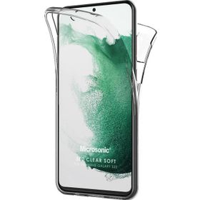 Microsonic Samsung Galaxy S22 6 Tarafı Tam Full Koruma 360 Clear Soft Kılıf