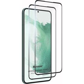 Microsonic Samsung Galaxy S22 Crystal Seramik Nano 2 Adet Siyah Ekran Koruyucu