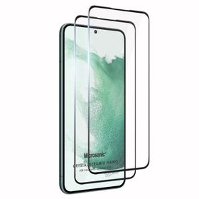Microsonic Samsung Galaxy S22 Crystal Seramik Nano 2 Adet Siyah Ekran Koruyucu