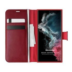 Microsonic Samsung Galaxy S22 Delux Leather Wallet Kılıf