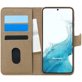 Microsonic Samsung Galaxy S22 Fabric Book Wallet Kılıf