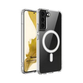 Microsonic Samsung Galaxy S22 Mag Safe Clear Soft Şeffaf Kılıf