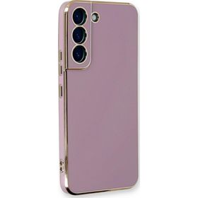 Microsonic Samsung Galaxy S22 Olive Plated Lila Kılıf