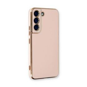 Microsonic Samsung Galaxy S22 Olive Plated Pembe Kılıf