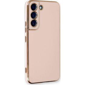 Microsonic Samsung Galaxy S22 Olive Plated Pembe Kılıf