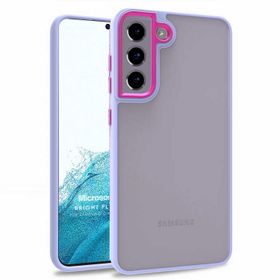 Microsonic Samsung Galaxy S22 Plus Bright Planet Lila Cep Telefonu Kılıfı
