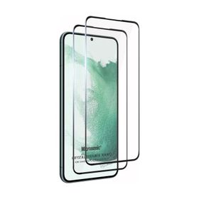 Microsonic Samsung Galaxy S22 Plus Crystal Seramik Nano 2 Adet Siyah Ekran Koruyucu