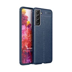 Microsonic Samsung Galaxy S22 Plus Deri Dokulu Silikon Kılıf