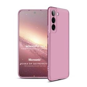 Microsonic Samsung Galaxy S22 Plus Double Dip 360 Protective Rose Gold Cep Telefonu Kılıfı