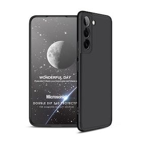 Microsonic Samsung Galaxy S22 Plus Double Dip 360 Protective Siyah Kılıf