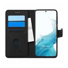 Microsonic Samsung Galaxy S22 Plus Fabric Book Wallet Kılıf