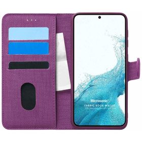 Microsonic Samsung Galaxy S22 Plus Fabric Book Wallet Kılıf