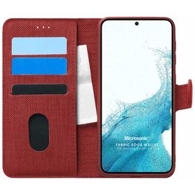 Microsonic Samsung Galaxy S22 Plus Fabric Book Wallet Kılıf