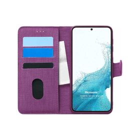 Microsonic Samsung Galaxy S22 Plus Fabric Book Wallet Kılıf