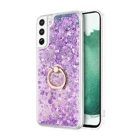 Microsonic Samsung Galaxy S22 Plus Glitter Liquid Holder Mor Kılıf