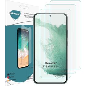 Microsonic Samsung Galaxy S22 Plus Nano Cam 3`lü Paket Cep Telefonu Ekran Koruyucusu