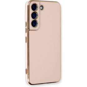 Microsonic Samsung Galaxy S22 Plus Olive Plated Pembe Kılıf