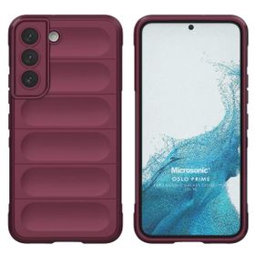 Microsonic Samsung Galaxy S22 Plus Oslo Prime Bordo Cep Telefonu Kılıfı