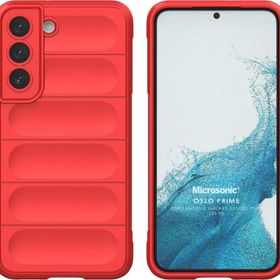 Microsonic Samsung Galaxy S22 Plus Oslo Prime Kırmızı Cep Telefonu Kılıfı