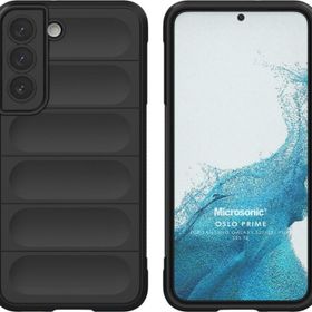 Microsonic Samsung Galaxy S22 Plus Oslo Prime Siyah Cep Telefonu Kılıfı