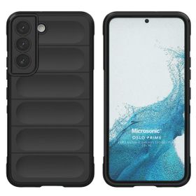 Microsonic Samsung Galaxy S22 Plus Oslo Prime Siyah Cep Telefonu Kılıfı