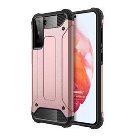 Microsonic Samsung Galaxy S22 Plus Rugged Armor Rose Gold Cep Telefonu Kılıfı