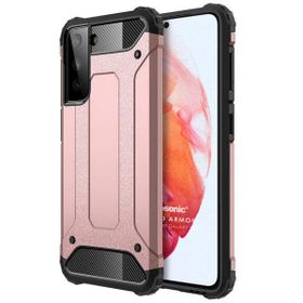 Microsonic Samsung Galaxy S22 Plus Rugged Armor Rose Gold Cep Telefonu Kılıfı